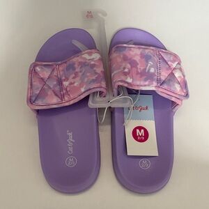 Cat & Jack Lavender Slide Sandals